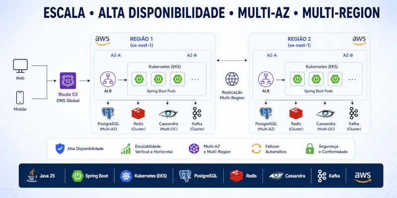 Escalando aplicações: do vertical ao multi-region, na teoria e na prática